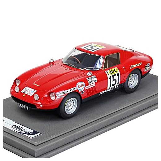 Bbr - Coche en Miniatura de colección, Color Rojo