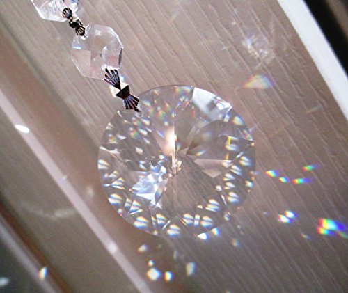 Gypsybeat Extra Large 45 Mm (1.77 Inch) Crystal Sun Burst Disc Suncatcher #TOP1