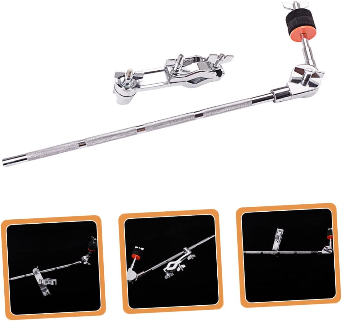 GALPADA 1Set Adjustable Drum Extension Boom Arm with Clamp Holder Professional Cymbal Stand Accessory for Enhanced Performance and Durability