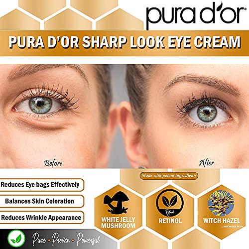PURA-DOR-Sharp-Look-Eye-Cream-17oz-Youth-Enhancing-Eye-Cream-For-Firm-Lift-and-Reduced-Appearance-of-Wrinkles-and-Fine-Lines-Puffiness-and-Under-Eye-Bags-With-24K-Gold