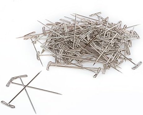 T Pins, Stainless Steel T-pins - Nickel Plated - 300 Pcs (2 Inch)