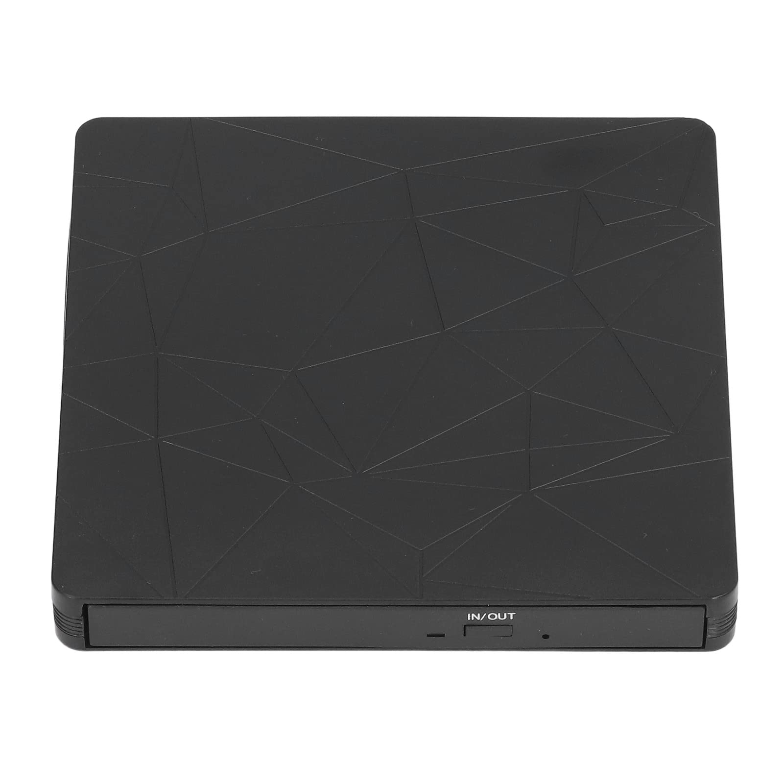 Lecteur DVD Externe USB 3.0, graveur CD/DVD Portable, Lecteur Optique à Texture araignée pour Ordinateur Portable, Lecteur de Disque Externe Plug-and-Play avec Alimentation par USB