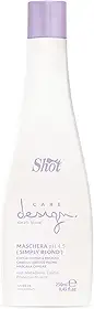 SHOT Máscara Simply Blond Para Cabelos Loiros 250Ml Nutrição Brilho Hidratação com Macadâmia