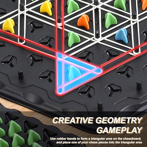 Juego de mesa Triangle Chain Strategy para 2-4 jugadores miniatura 3