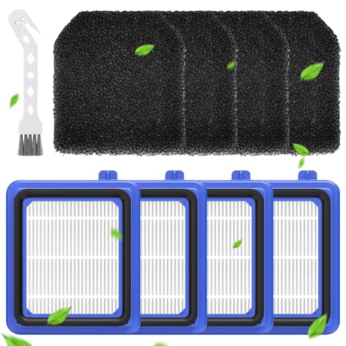 8 Piezas para AEG QX7 Aspiradora Filtros Kit, para AEG QX6 QX7 QX8-2 ASKW1 Filtro de Reemplazo, con 4 Filtros Premotor+4 Filtros Higiénicos Lavables+1 Cepillo de Limpieza, para Contra Polvo Fino