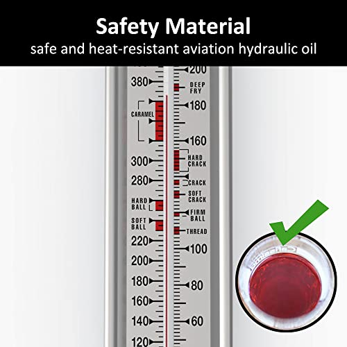 Candy Thermometer 12 "Deep Fry Paddle Thermometer With Pot Clip, Best For Deep Fry Cooking,Jam,Sugar,Syrup,Jelly Making #TOP2