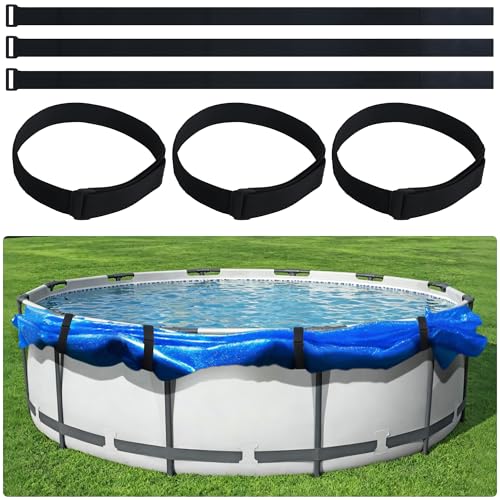 6 Piezas Correas Solares Ajustables para Cubierta de Piscina miniatura 2