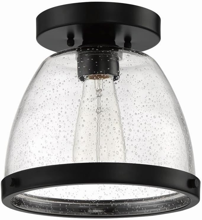 Craftmade Lodie 9.5" Flushmount Flat Black