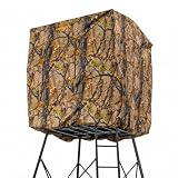 Muddy Steel 7' Tall Quad Pod Hunting Blind Cover with 4 Zippered Windows