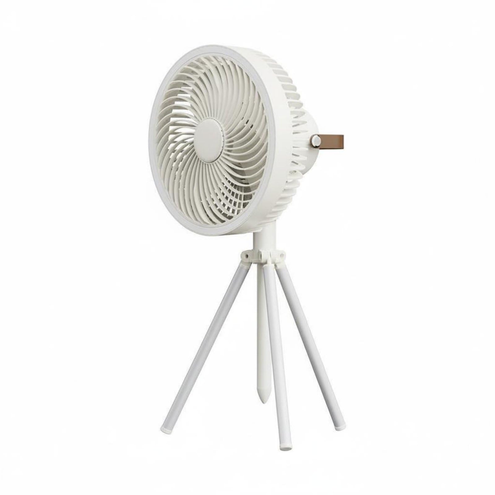 Bug Repellent Function Hanging Tent Fan 4 Speeds Tripod Fan with Light for Campers, Camping, Y31 Off-white-image-38