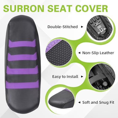TECTEK Surron Seat Cover, Purple by TECTEK - Used condition - Image 2