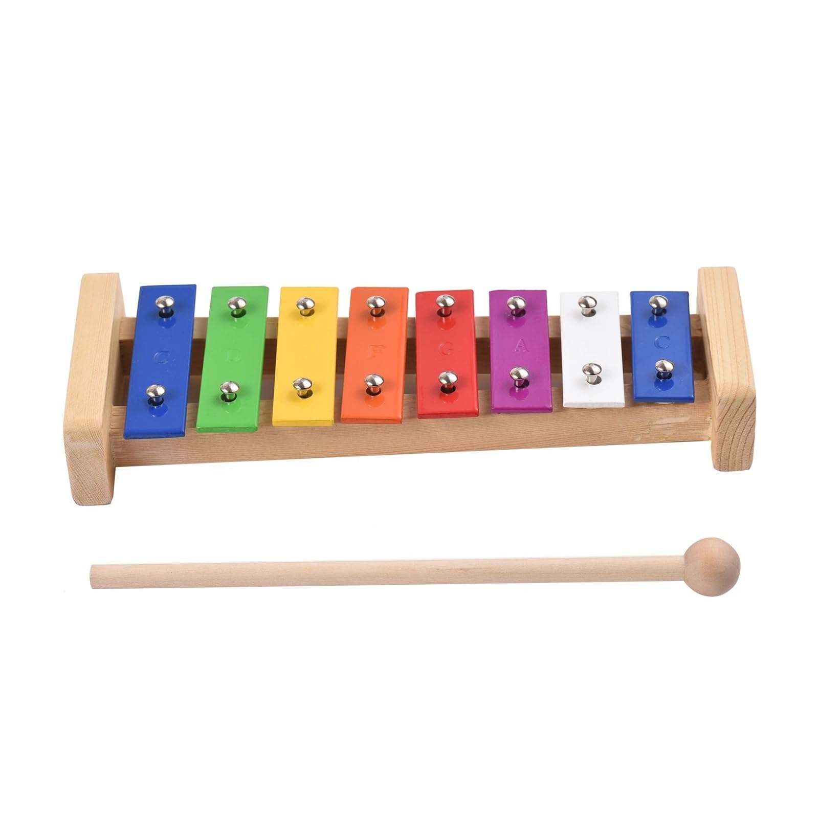 8 Keys Compact Size Xylophone | Glockenspiel con legno