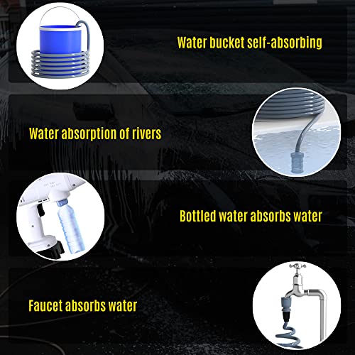 Feelon With 2Pcs Battery Rechargeable 4.0Ah, Cordless Power Washer, 6-In-1 Nozzle, Portable Pressure Washer For Car/Fence/Floor Cleaning & Watering, Charger Included #TOP4