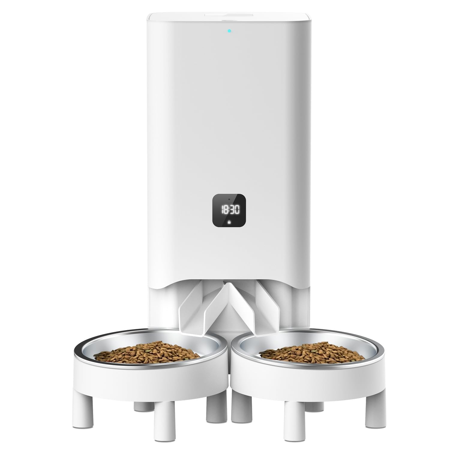 Amazon | 【2024最新改良】多頭飼いに向け 自動給餌器 猫 中小型犬用