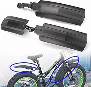26 inch Bicycle Mudguard Front Back Rear Tire Mud Guards Kit Quick Release Bike Fenders Set for Road Mountain Bike Fat Tire Bike Outdoor Cycling