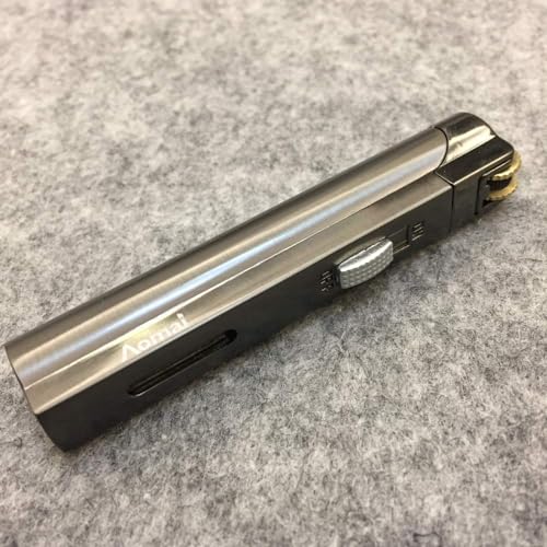 Encendedor Soplete a Butano Gris AOMAI Windproof miniatura 3