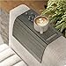 Produktbild Sofa Arm Tisch Sofa Tisch Couch Arm Tisch Sofa Arm Tablett Sofa Tablett Holz Untersetzer Couch Tisch Sofa Armlehne Tisch Benutzerdefiniertes Sofa (Neu Grau) (mit Handyhalterung)