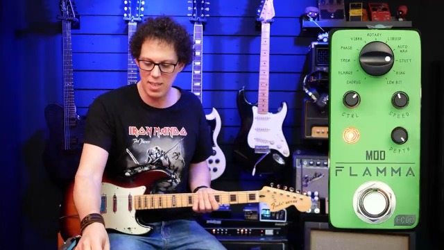 FLAMMA FC05 Modulation Effects Pedal Demo-By TheGuitarGeek