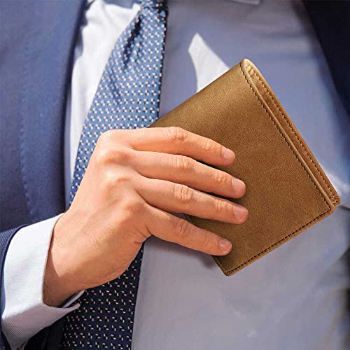 Doptika Fathers Day Birthday Gifts For Men, Engraved Leather Bifold Wallets For Men, Grandson Gifts From Grandma, Mens Wallets, Wallet For Men, Rfid Wallet For Men, Teen Boys Gift Ideas #TOP4