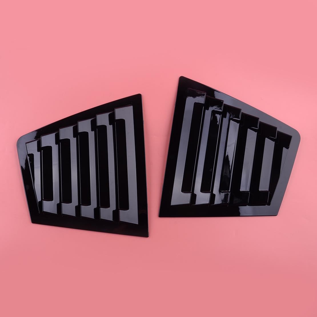 beler Rear Side Window Louver Cover Scoop Shutter Vent Trim Fit for Chevrolet Cruze 2009-2015