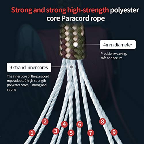 Paracord VGEBY 100M Schnur – Multifunktionale Rolle für Outdoor-Aktivitäten