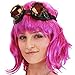 Scott Pilgrim Vs. The World Ramona Flowers Costume Wig (Hot Pink)