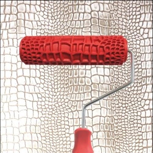 Decorative Paint Roller Pattern Embossed Texture Painting Tools for Wall Airless Pintura Machine Household Brush Rubber - Image 4