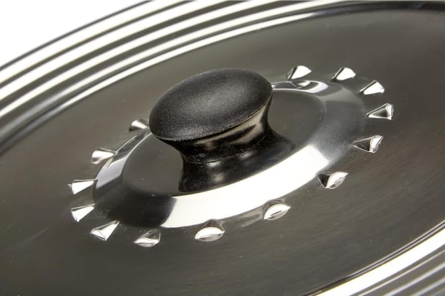 Coperchio Universale Per Pentole E Padelle In Acciaio Inox – Adatto A 16/18/20 Cm, Leggero, Con Impugnatura Ergonomica E Lavabile In Lavastoviglie