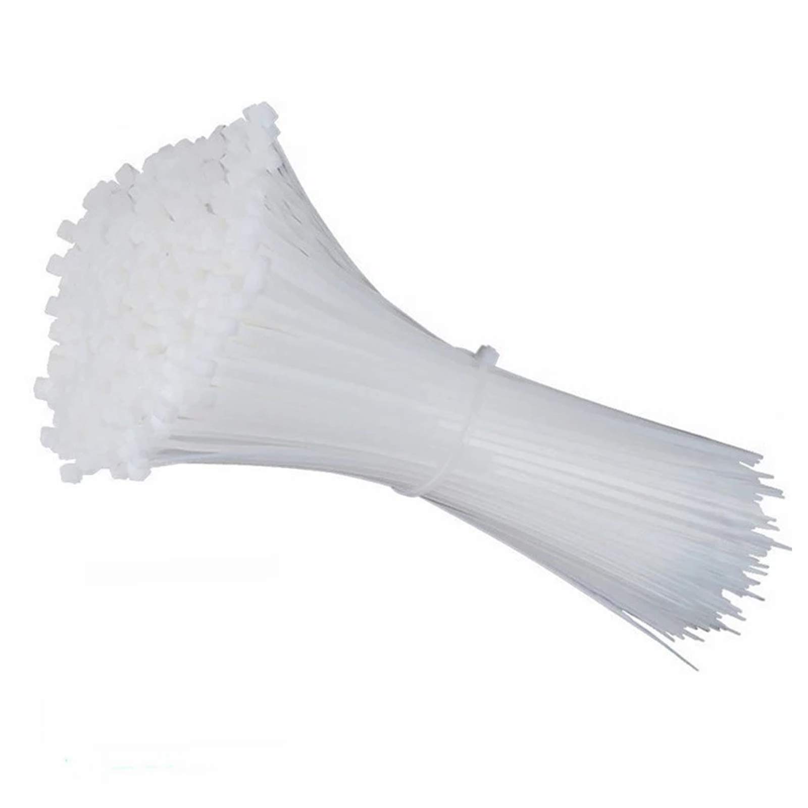 SePkus Fascette per Cavi Larghezza 4,8 mm Fascette Fascette Premium in Nylon 4 Lunghezze Disponibili 250 Pezzi (Bianco), 4,8 mm x 250 mm (250 Pezzi) (Bianco 4,8 mm x 300 mm (250 Pezzi))
