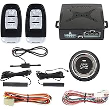 EASYGUARD EC003-1 PKE Passive Keyless Entry Car Alarm System Push Button Start Remote Start Starter DC12V