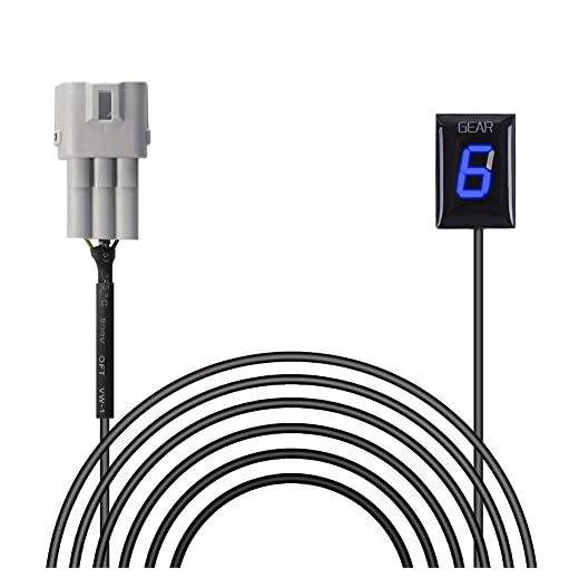 IDEA Indicador de Marcha de Moto para Suzuki Año 2003-2015, Pantalla LED a Prueba de Agua