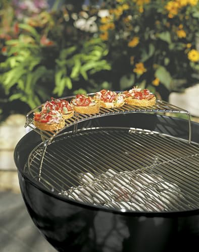 Weber 8417 Warmhalterost, für Holzkohlegrills mit 57 cm, Schwarz