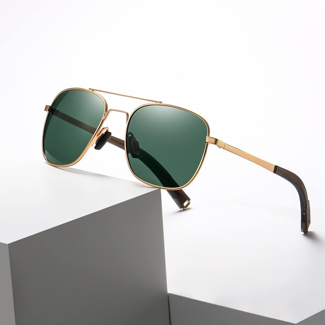Miniatura 4 de NEISSI Gafas de sol polarizadas estilo aviador para hombres y mujeres gafas de sol cuadradas clásicas estilo militar 100 protección UV