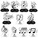 11pcs Music Decorations, 11 Styles Music Honeycomb Centerpieces RetroÂ Musical Notes Party Table Decorations Music Party Centerpieces Party Decorations for Birthday Party Supplies
