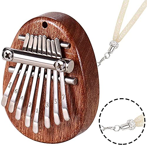 Kalimba Portable, Piano à Doigts En Bois, Kalimba 8 Clés, Piano à Pouce de Poche, Mini Portable Pouce Piano, Acajou 8… - Les Beatles, Paul McCartney, John Lennon, RIngo Starr, George Harrison Kalimba Portable, Piano à Doigts En Bois, Kalimba 8 Clés, Piano à Pouce de Poche, Mini Portable Pouce Piano, Acajou 8… – Image 4