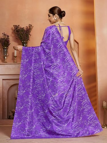 Image of Garden Vareli Art Silk Floral Print Saree