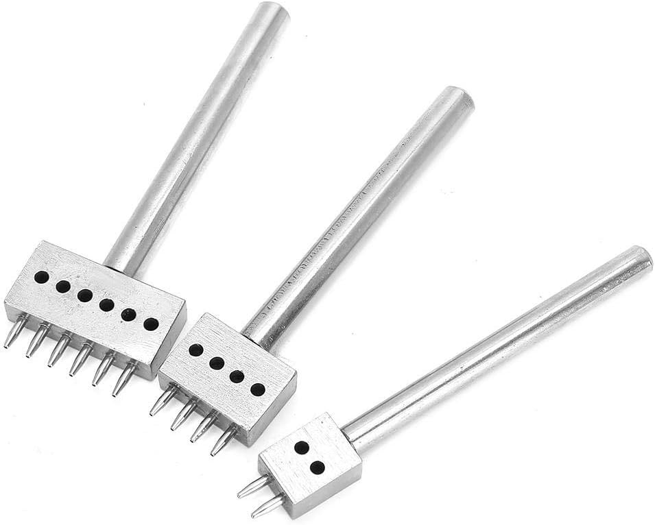 Buy 3PCS Profession Leather Hole Punch Tools Cutting Stitch for Wallet