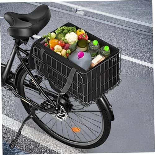 Panier vélo arrière pliable de qualité supérieure avec housse étanche - 2