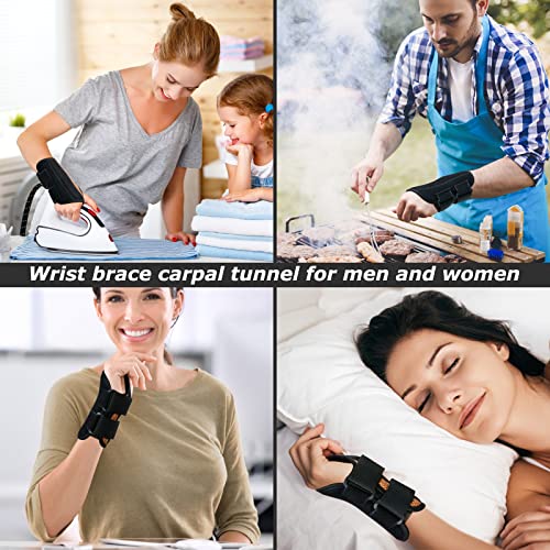 Abyon Copper Carpal Tunnel Wrist Brace, Wrist Support For Arthritis,Tendonitis, Sprain, Repetitive Strain, Night Sleep Wrist Splint For Men And Women Fits Right/Left Hand #TOP4