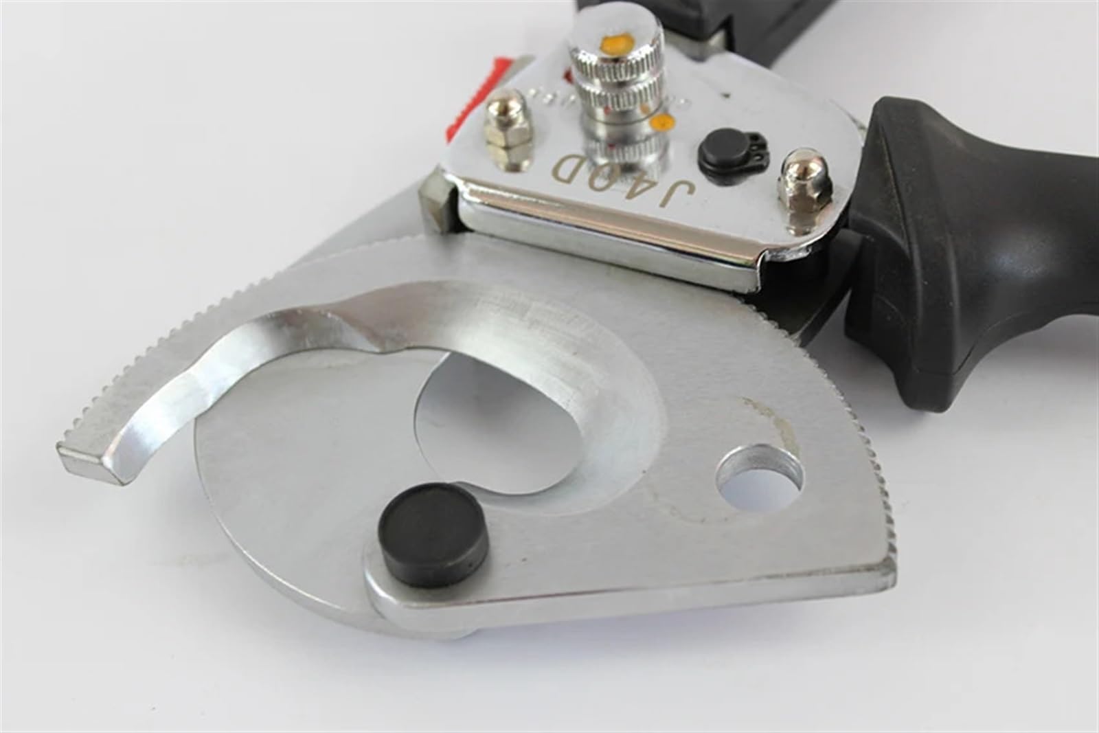 Cortador de cables de alta resistencia con trinquete, rango de corte de 300 mm2, 500 mm2, cortador de cables de bicicleta for cables de cobre y aluminio para candados, cadenas y compactos metálicos(J4