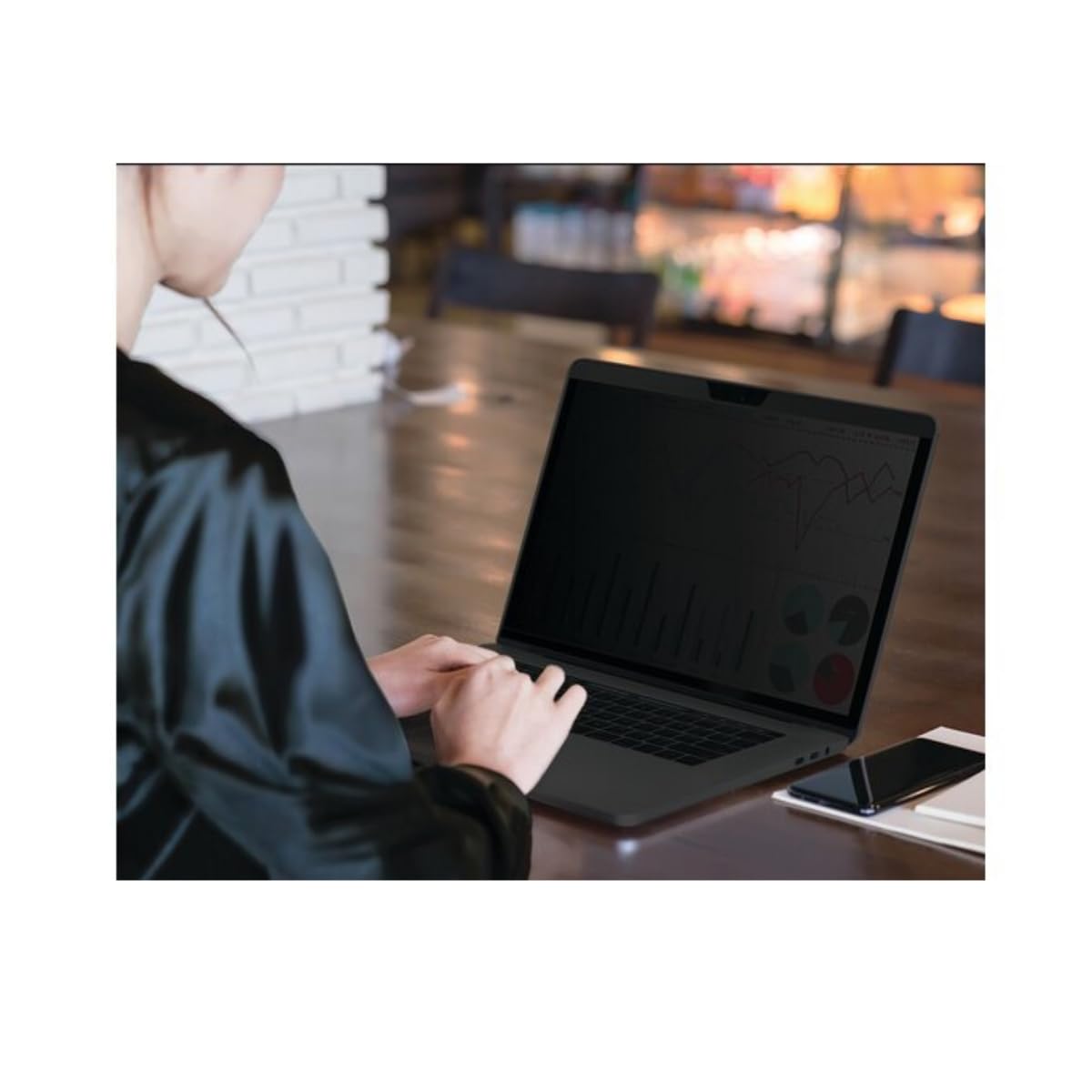 Kensington, Uniwersalny Filtr Prywatyzujący Dwustronny do Laptopów 14'', Format 16:10, Redukcja Niebieskiego Światła, Kompatybilny z Dell/HP/Lenovo/ASUS/Acer (628661)