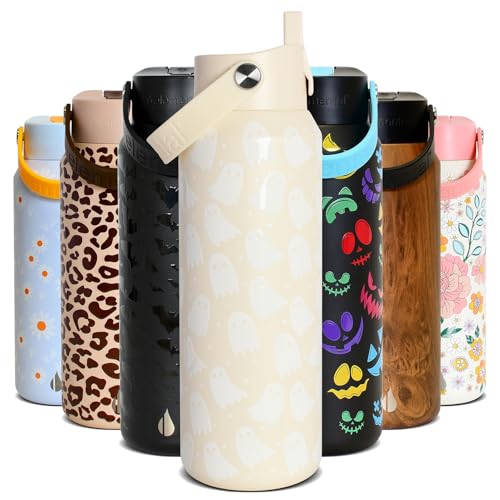Elemental Core 40oz Insulated Gym Water Bottle with Straw, 100% Leak-Proof