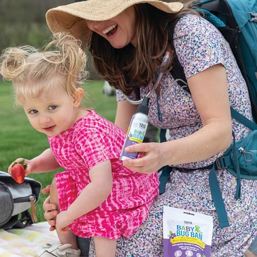 Yaya Organics Sun + Bug Protection Bundle For Baby + Kids By Yaya Organics | Reef-Friendly Spf 50 Mineral Sunscreen And Deet-Free Baby Bug Ban Natural Bug Repellent Spray thumb #2