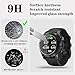HUADU Watch Screen Protector Compatible for Garmin Epix pro 47MM /Fenix 7 Solar, Tempered Glass Film Anti Scratch High Definition Full Coverage and Soft TPU Protective Case cover