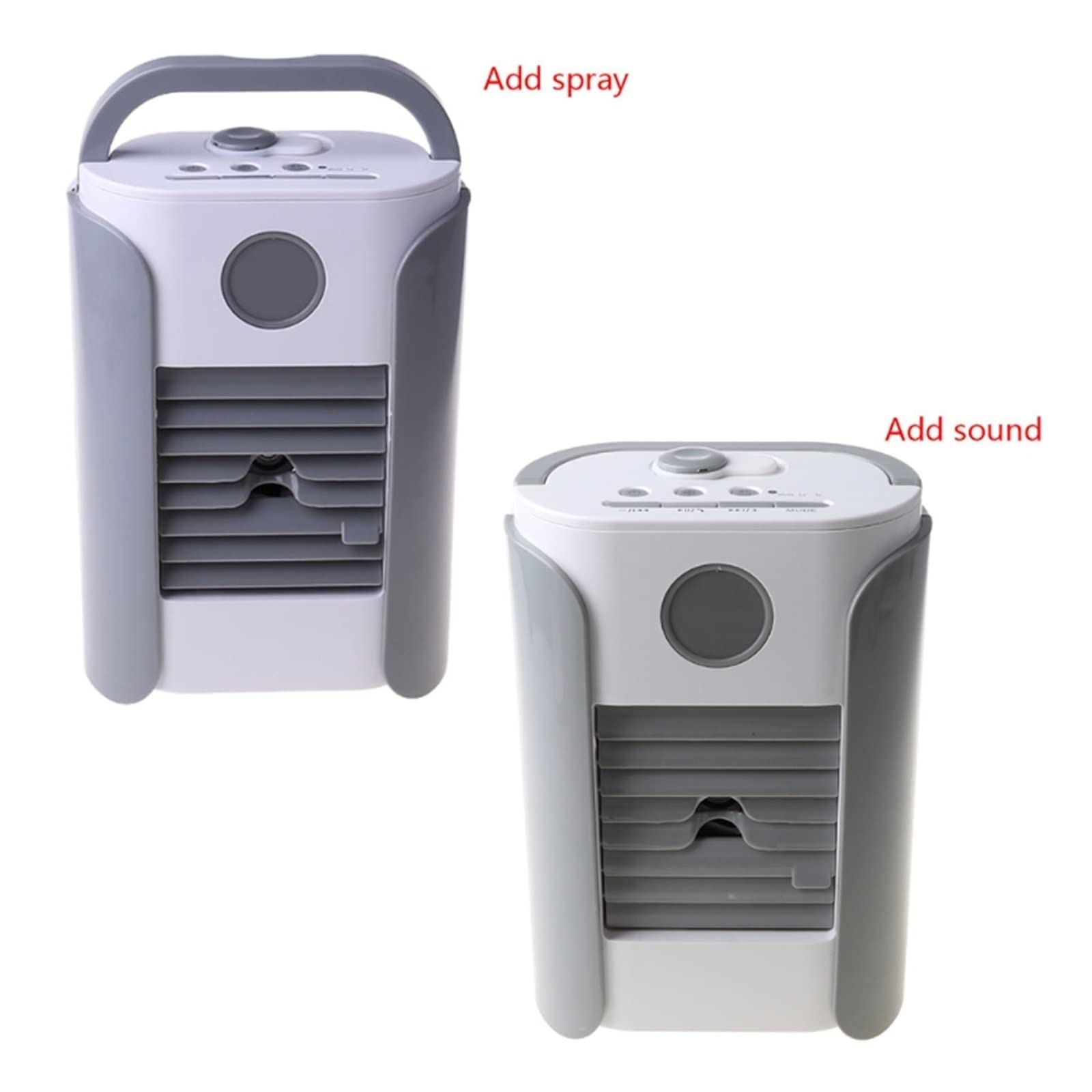 Aire Acondicionado portátil, Enfriador, humidificador, purificador, portátil, para el hogar, habitación, Oficina, Ventilador de refrigeración silencioso