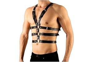 Men's Leather Body Chest Harness