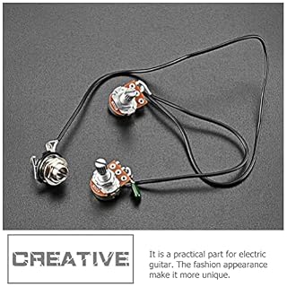 Vaguelly 1 Ensemble De Faisceau De Câbles De Potentiomètre De Guitare Professionnel Accessoire De Guitare Noir - Les Beatles, Paul McCartney, John Lennon, RIngo Starr, George Harrison Vaguelly 1 Ensemble De Faisceau De Câbles De Potentiomètre De Guitare Professionnel Accessoire De Guitare Noir – Image 5