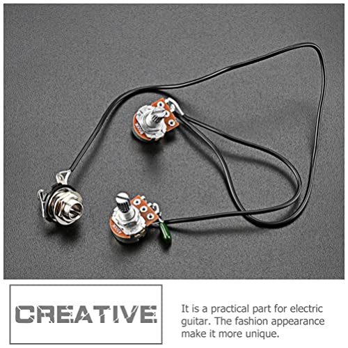 Vaguelly 1 Ensemble De Faisceau De Câbles De Potentiomètre De Guitare Professionnel Accessoire De Guitare Noir - Les Beatles, Paul McCartney, John Lennon, RIngo Starr, George Harrison Vaguelly 1 Ensemble De Faisceau De Câbles De Potentiomètre De Guitare Professionnel Accessoire De Guitare Noir – Image 6