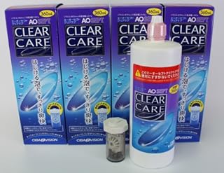 エーオーセプトクリアケア AOセプトクリアケア360ml(ディスポカップ付)【4本】 360ミリリットル (x 1)