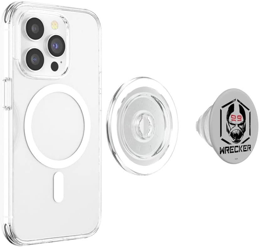 Star Wars: The Bad Batch Grey Wrecker Helmet PopSockets MagSafe PopGrip for iPhone